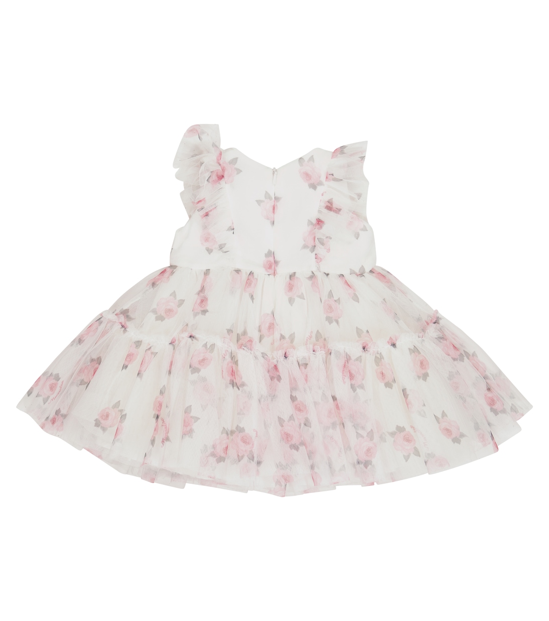 Robe bébé en tulle à fleurs | Monnalisa