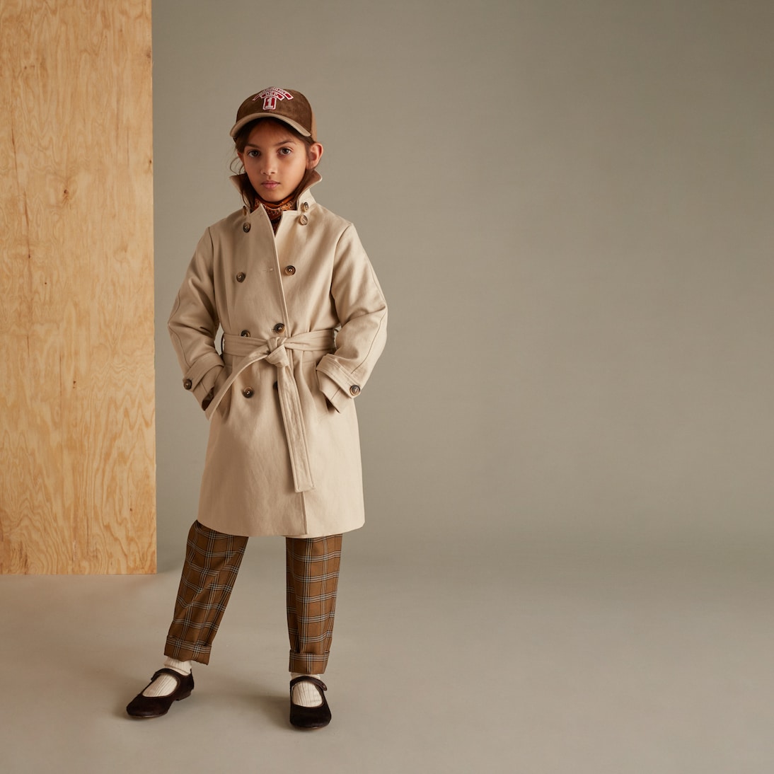 Trenchcoat Tori aus Baumwolle und Leinen | Bonpoint