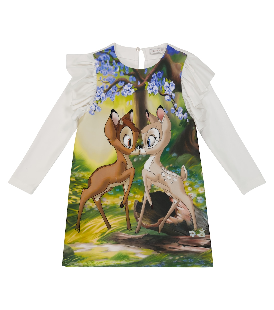 Abito in jersey stretch con stampa | Monnalisa
