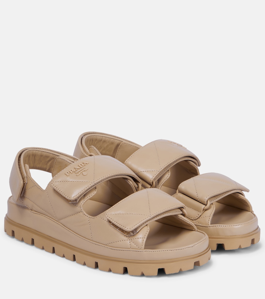 Sandalen aus Leder | Prada