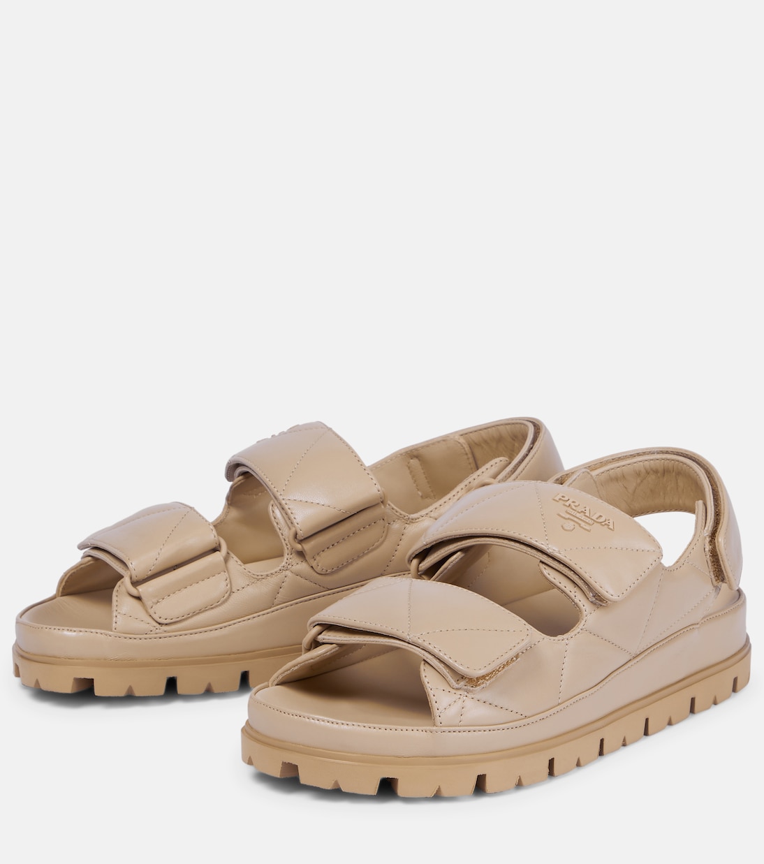 Sandalen aus Leder | Prada
