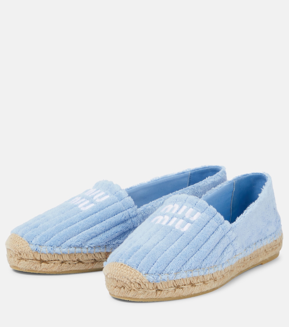 Espadrilles aus Frottee | Miu Miu