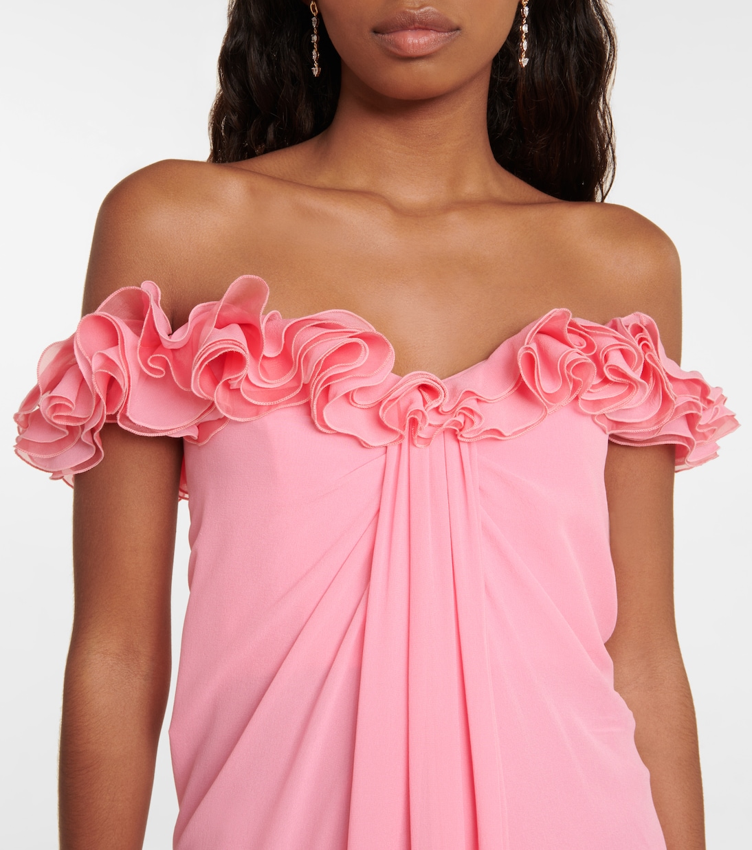 Abito lungo in georgette di seta | Giambattista Valli