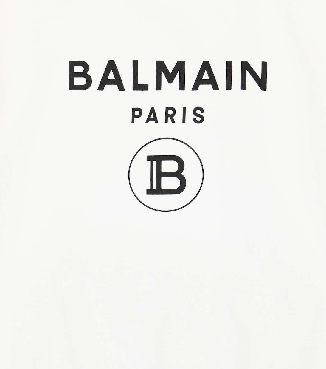 Logo cotton sweatshirt | Balmain Kids