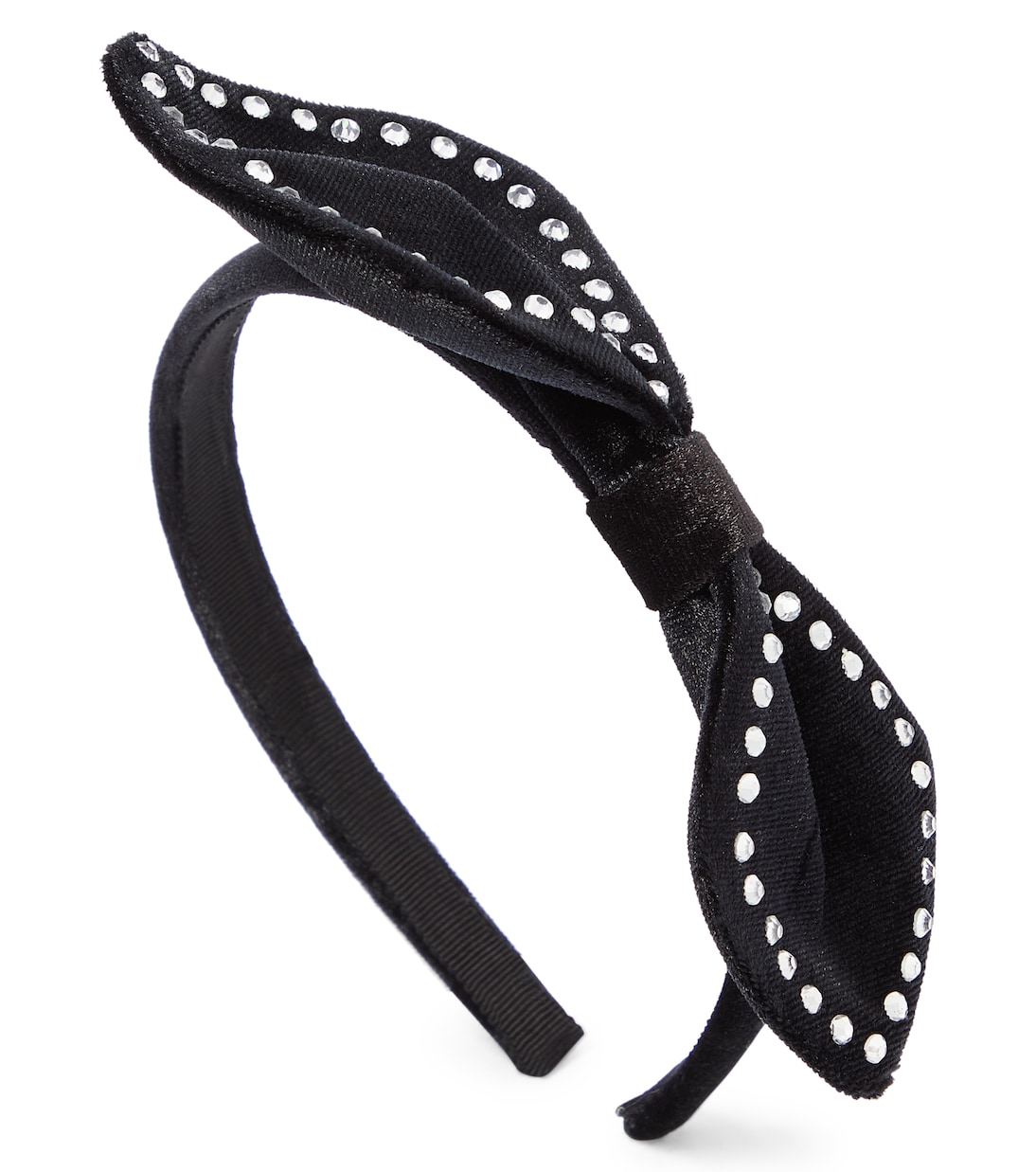 Diadema de terciopelo con lazo | Monnalisa