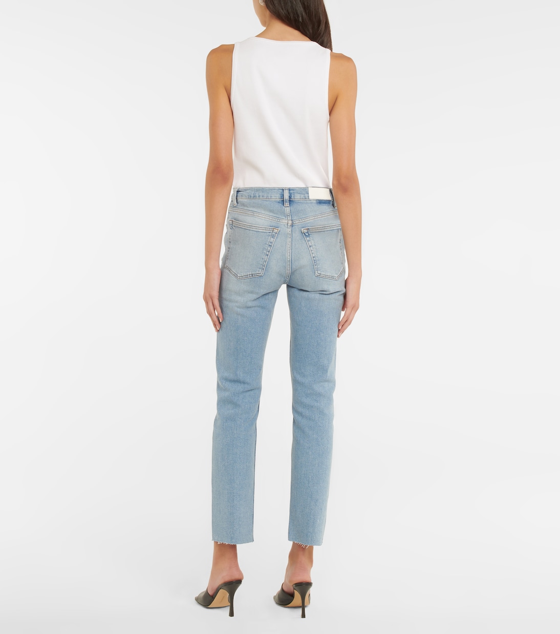 Jeans rectos de tiro alto | Re/Done