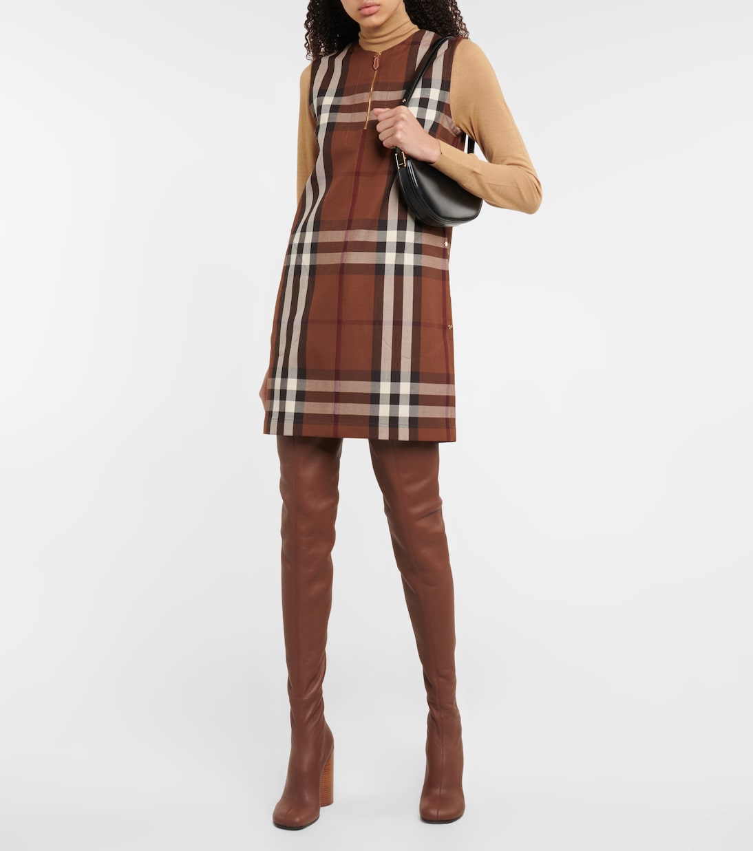 Minikleid aus einem Wollgemisch | Burberry