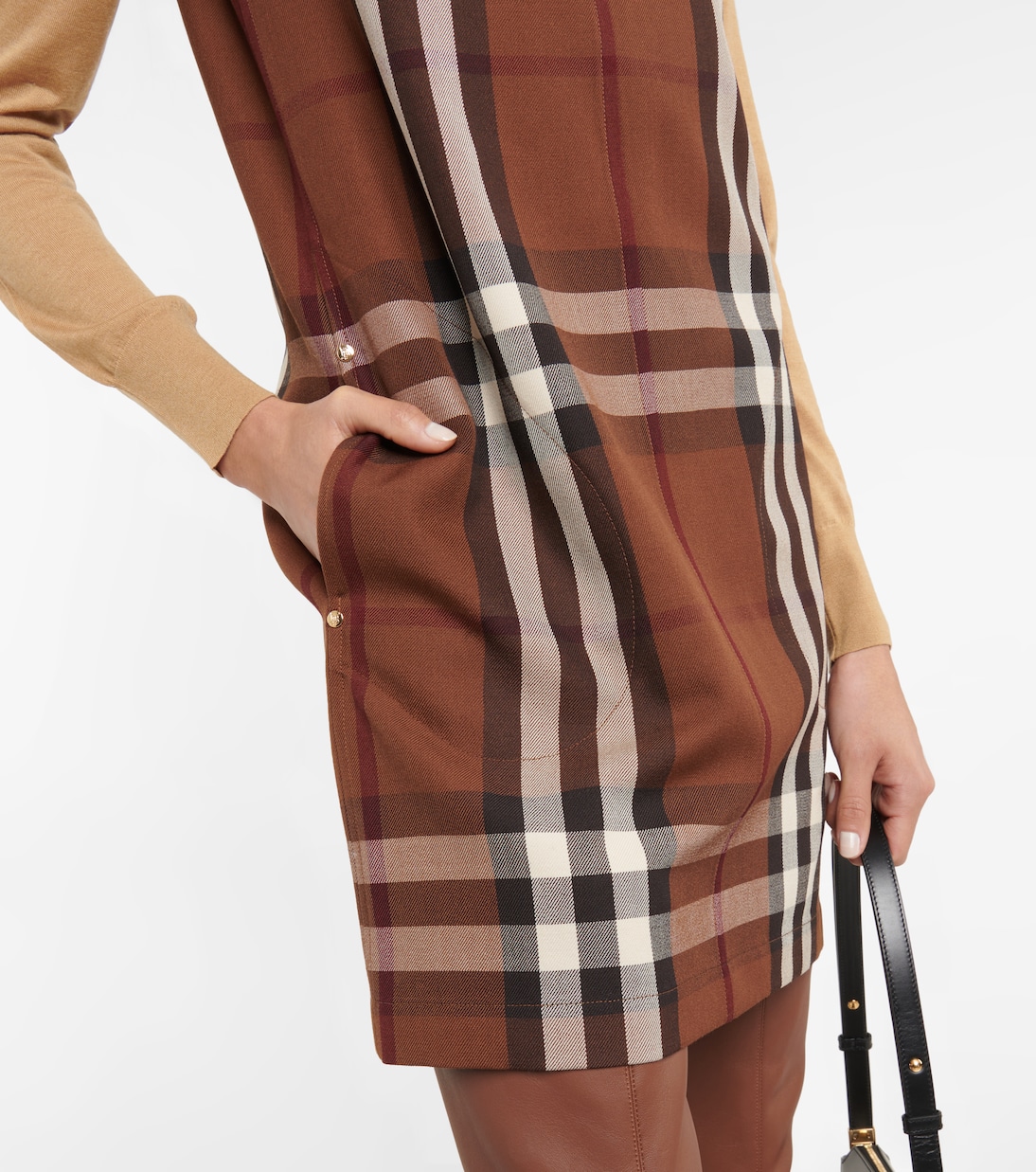 Minikleid aus einem Wollgemisch | Burberry