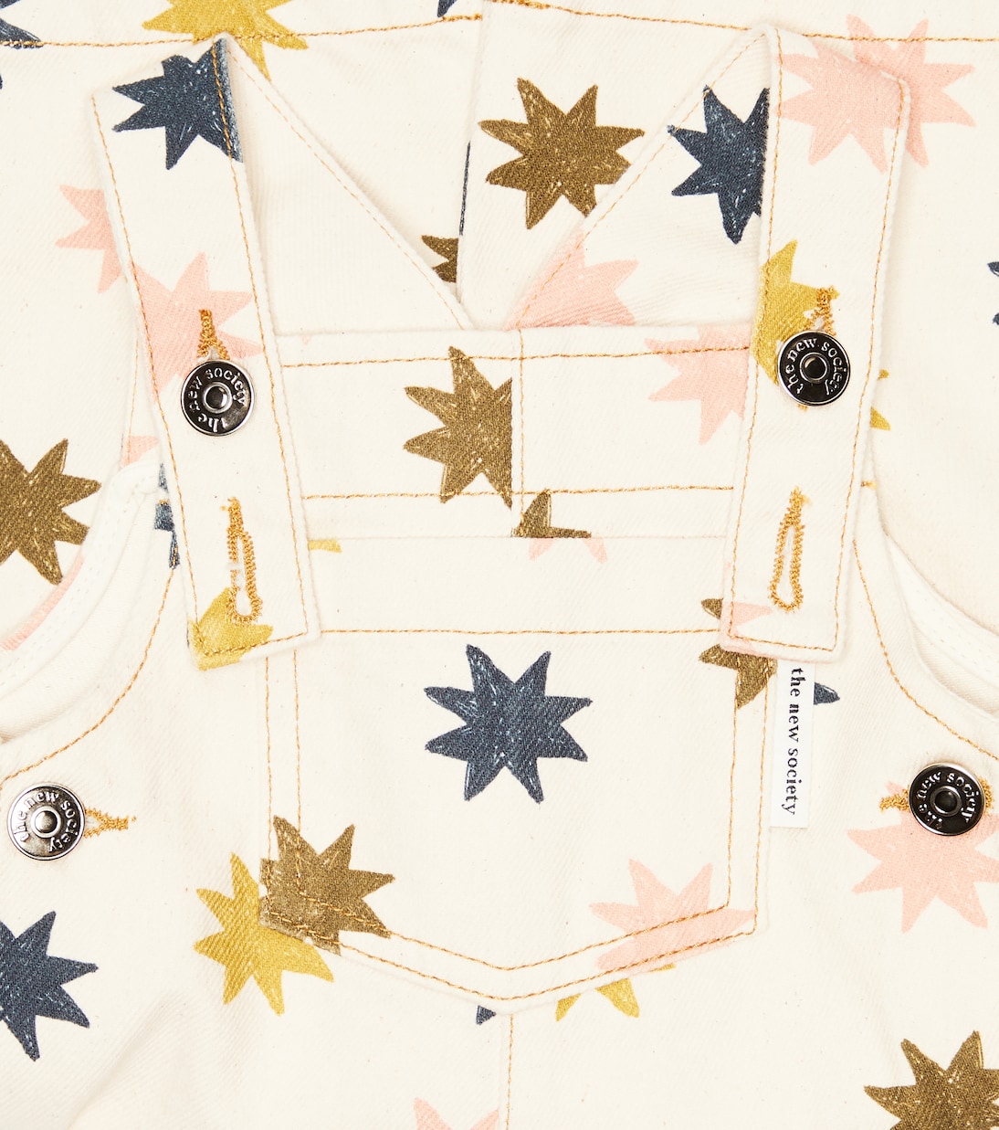 Baby - Salopette Marina in denim stampato | The New Society