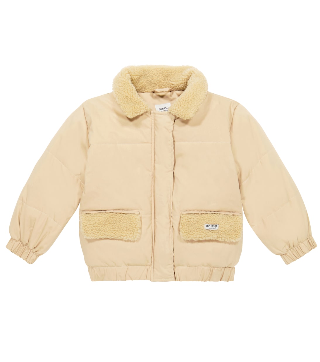 Wander shearling-trimmed puffer jacket | Donsje