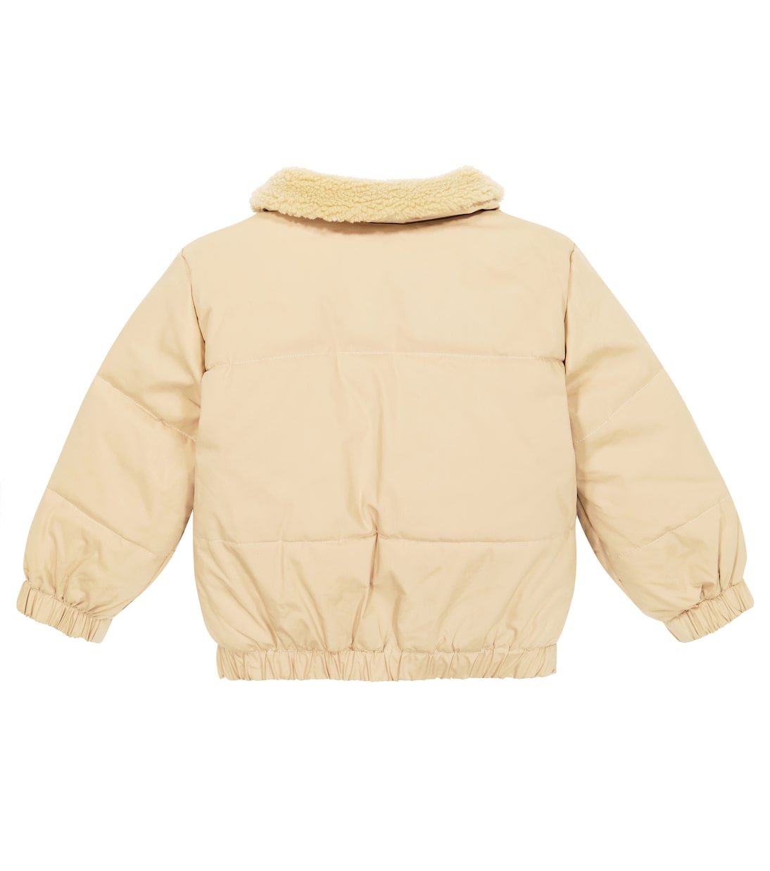 Wander shearling-trimmed puffer jacket | Donsje