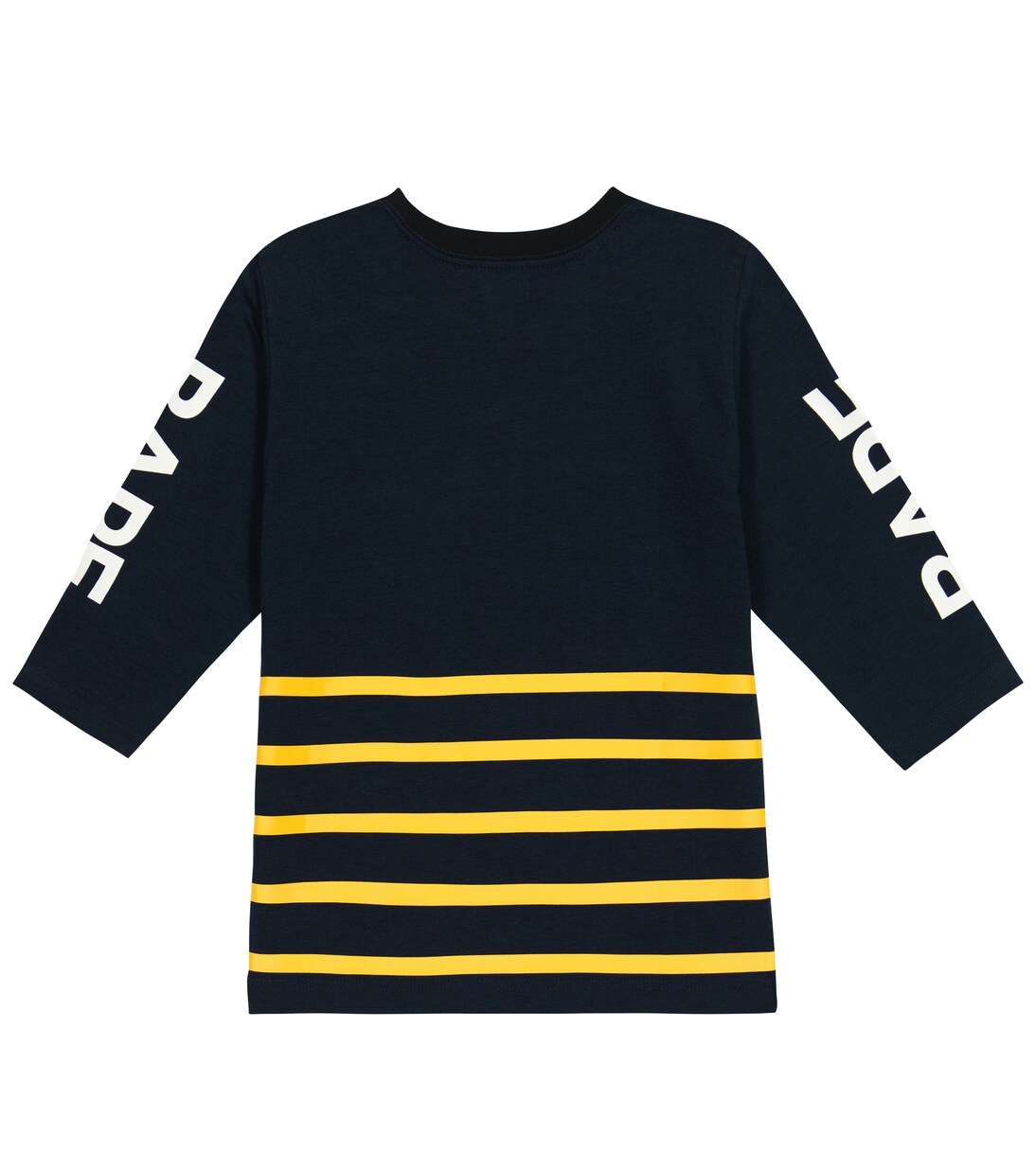 Camiseta en mezcla de algodón a rayas | BAPE Kids