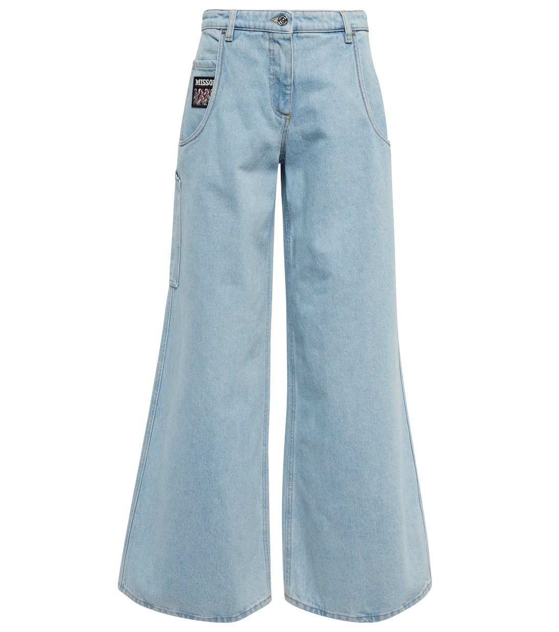 High-rise wide-leg jeans | Missoni