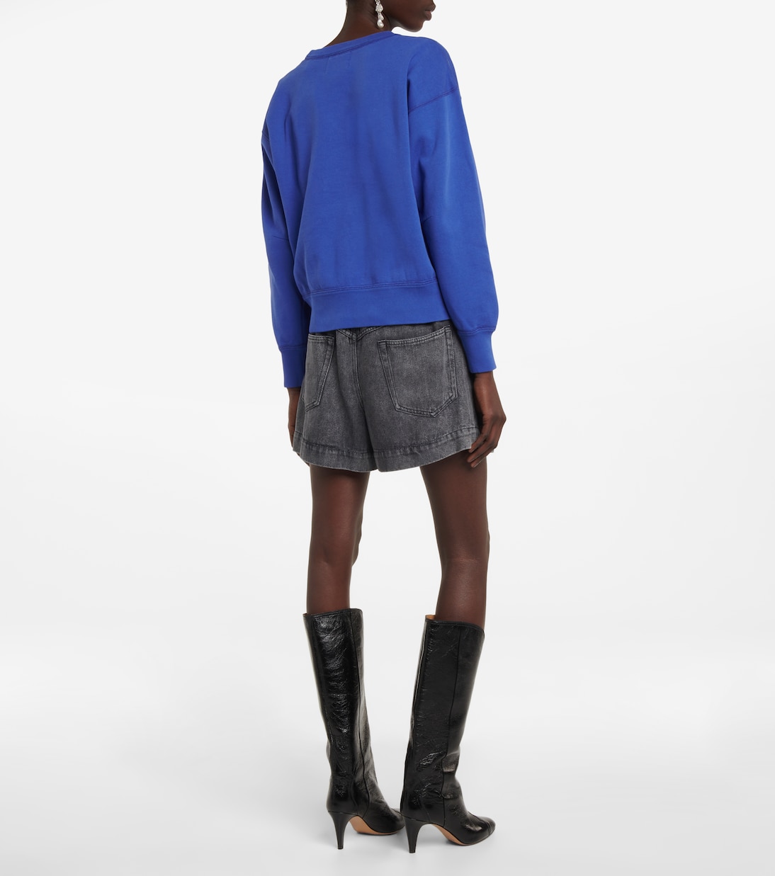 Mobyli logo cotton-blend sweatshirt | Marant Etoile