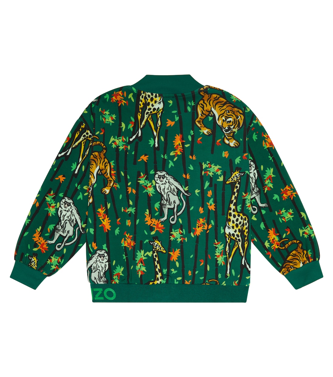 Printed cotton-blend jacket | Kenzo Kids