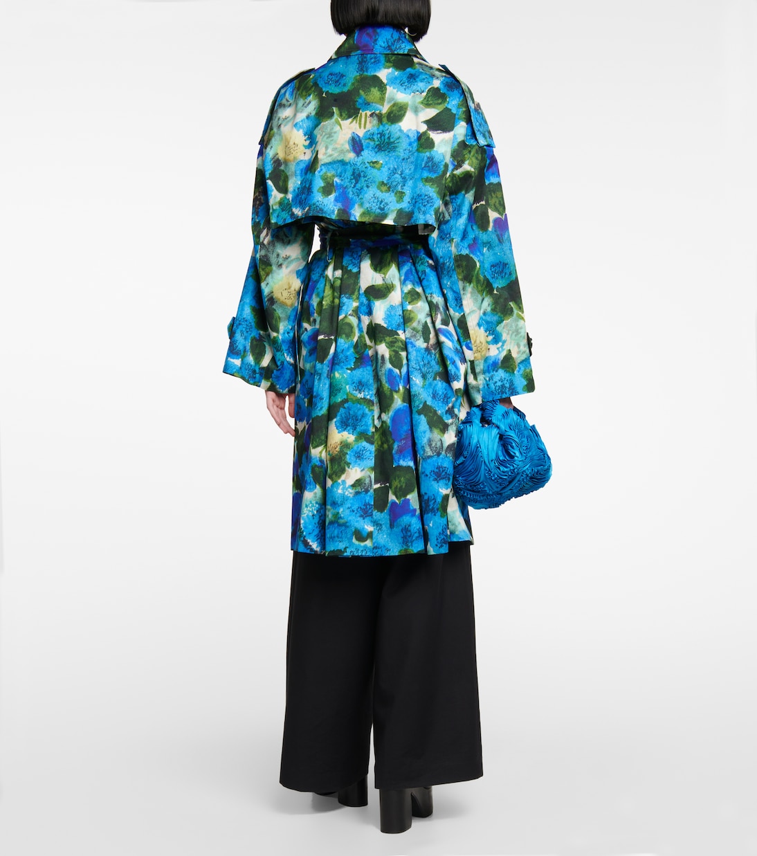 Trench in cotone con stampa | Dries Van Noten