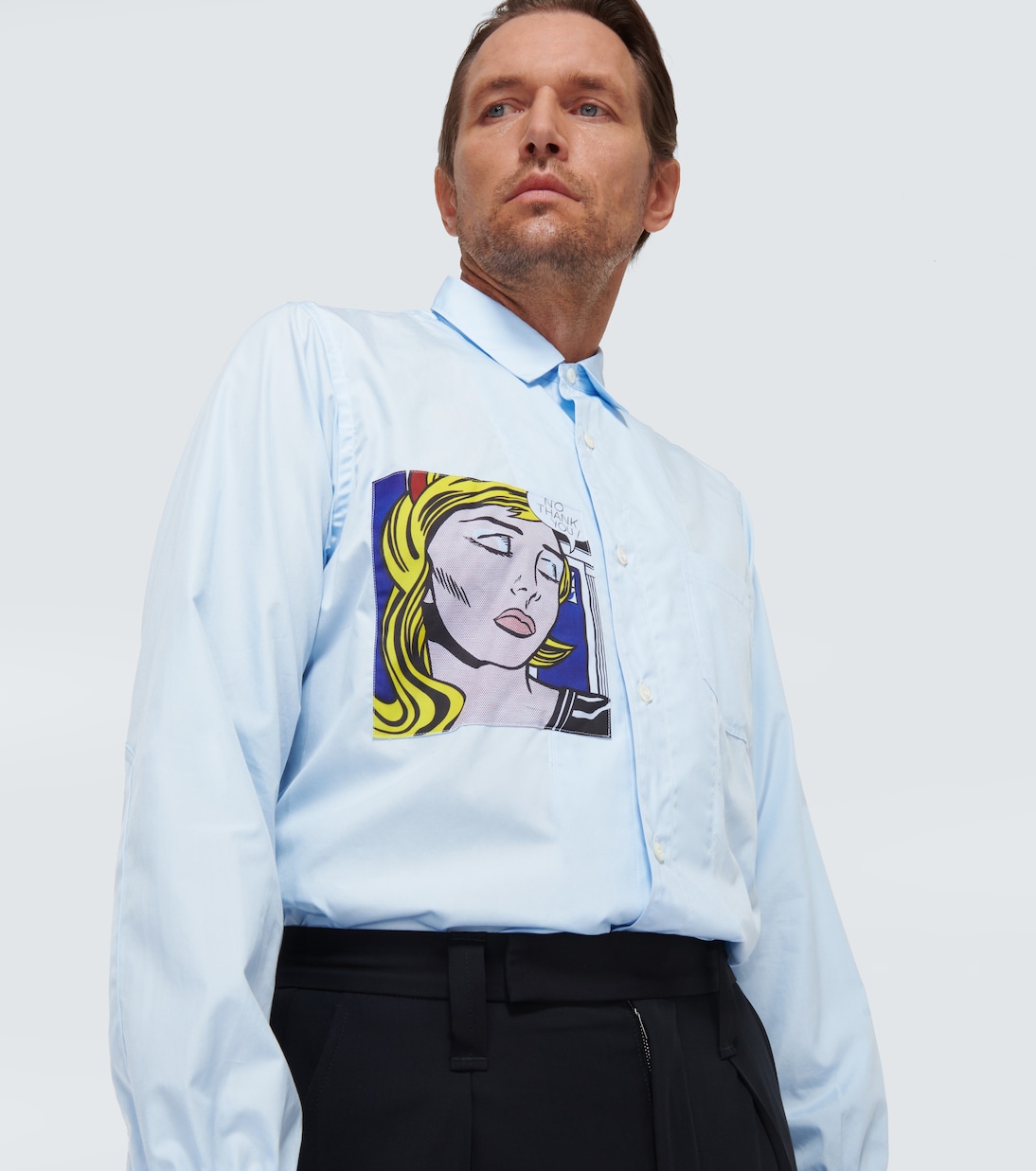 Camisa de cuadros en popelín de algodón | Junya Watanabe