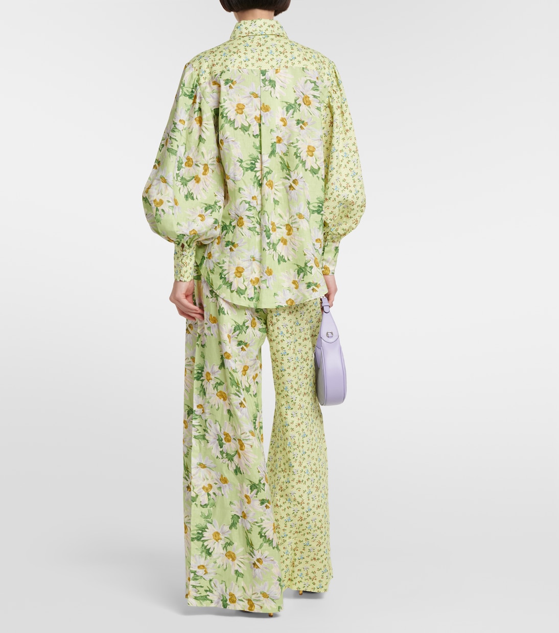 Chemise Astra en lin à fleurs | Alémais
