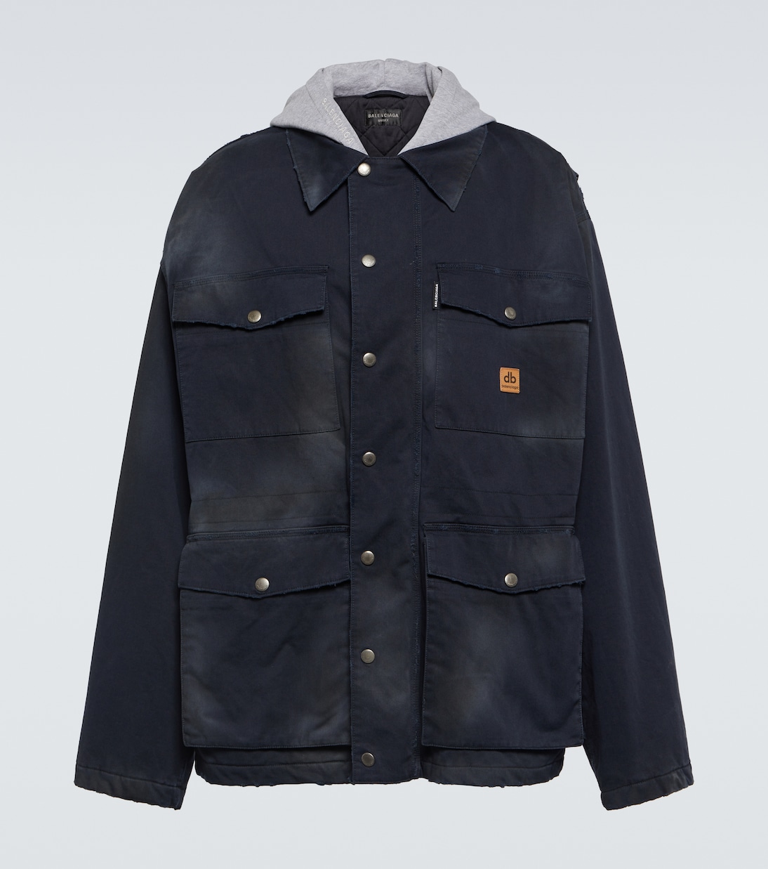 Oversize-Parka aus Baumwoll-Gabardine | Balenciaga