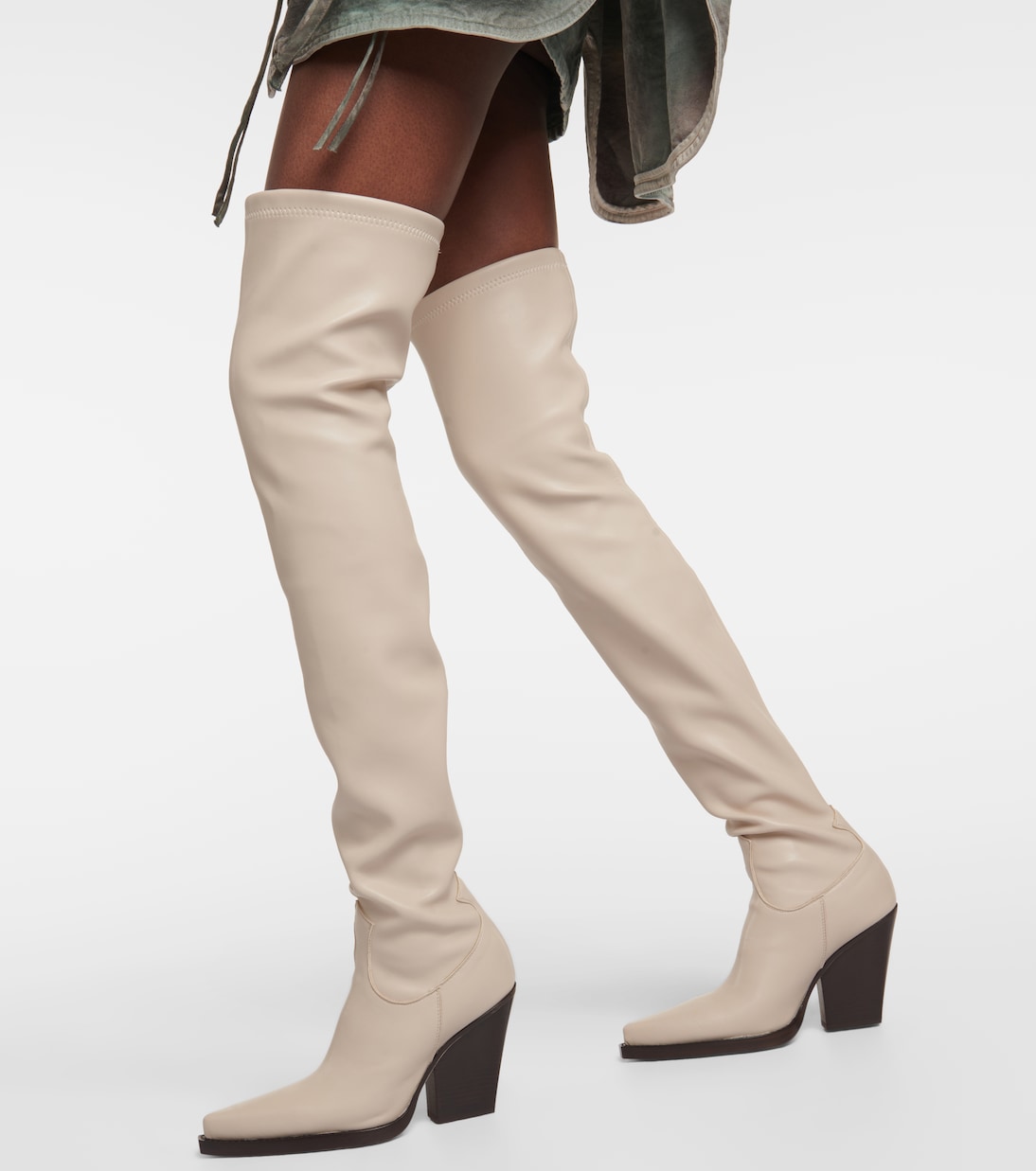 Overknee-Stiefel Vegas aus Lederimitat | Paris Texas