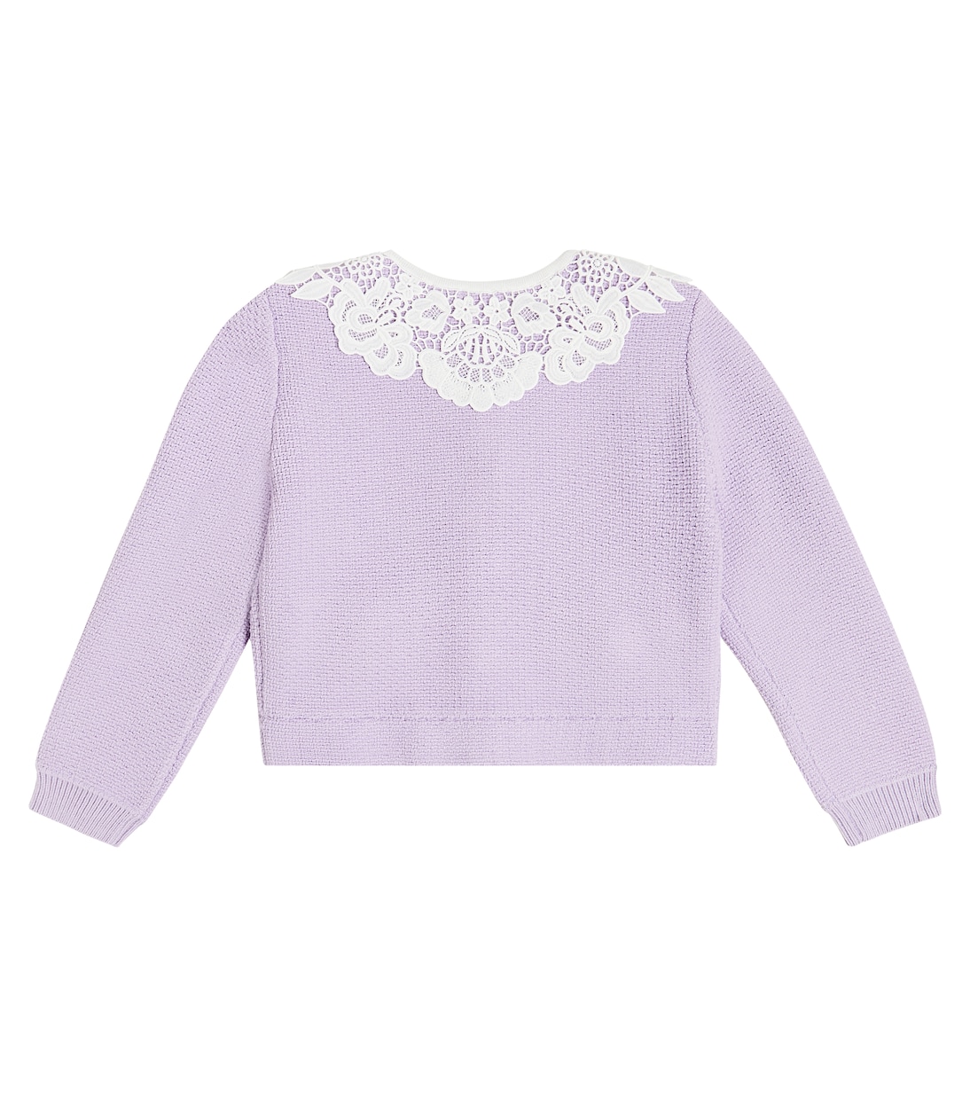 Cardigan decorato con pizzo | Self-Portrait Kids