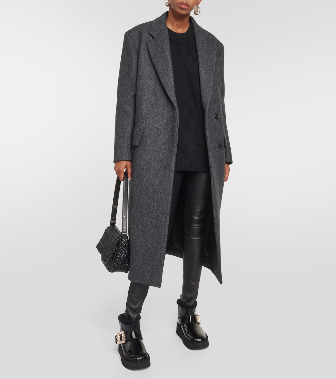 Viv' Winter shearling-trimmed leather boots | Roger Vivier