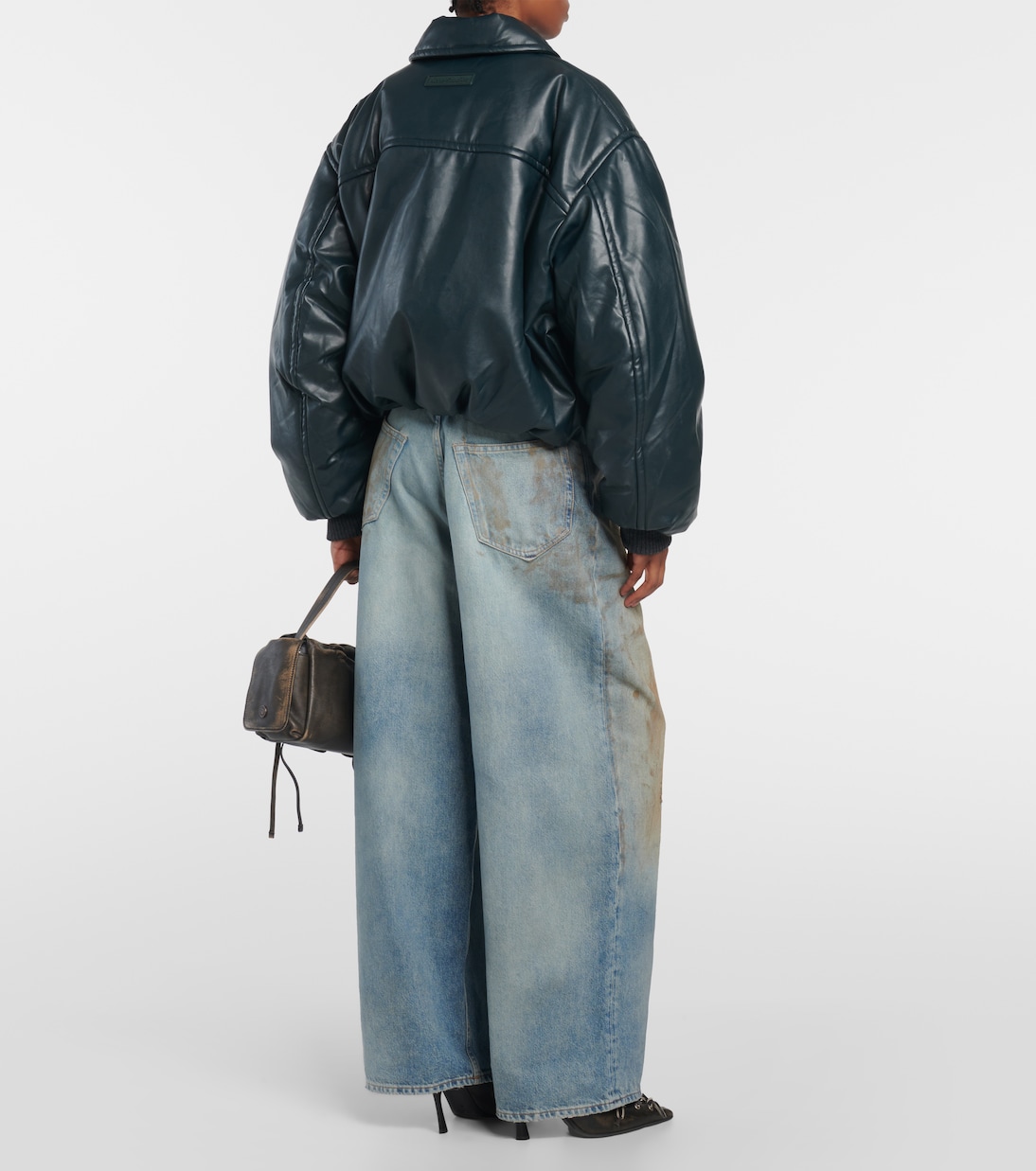 Onnea faux leather bomber jacket | Acne Studios