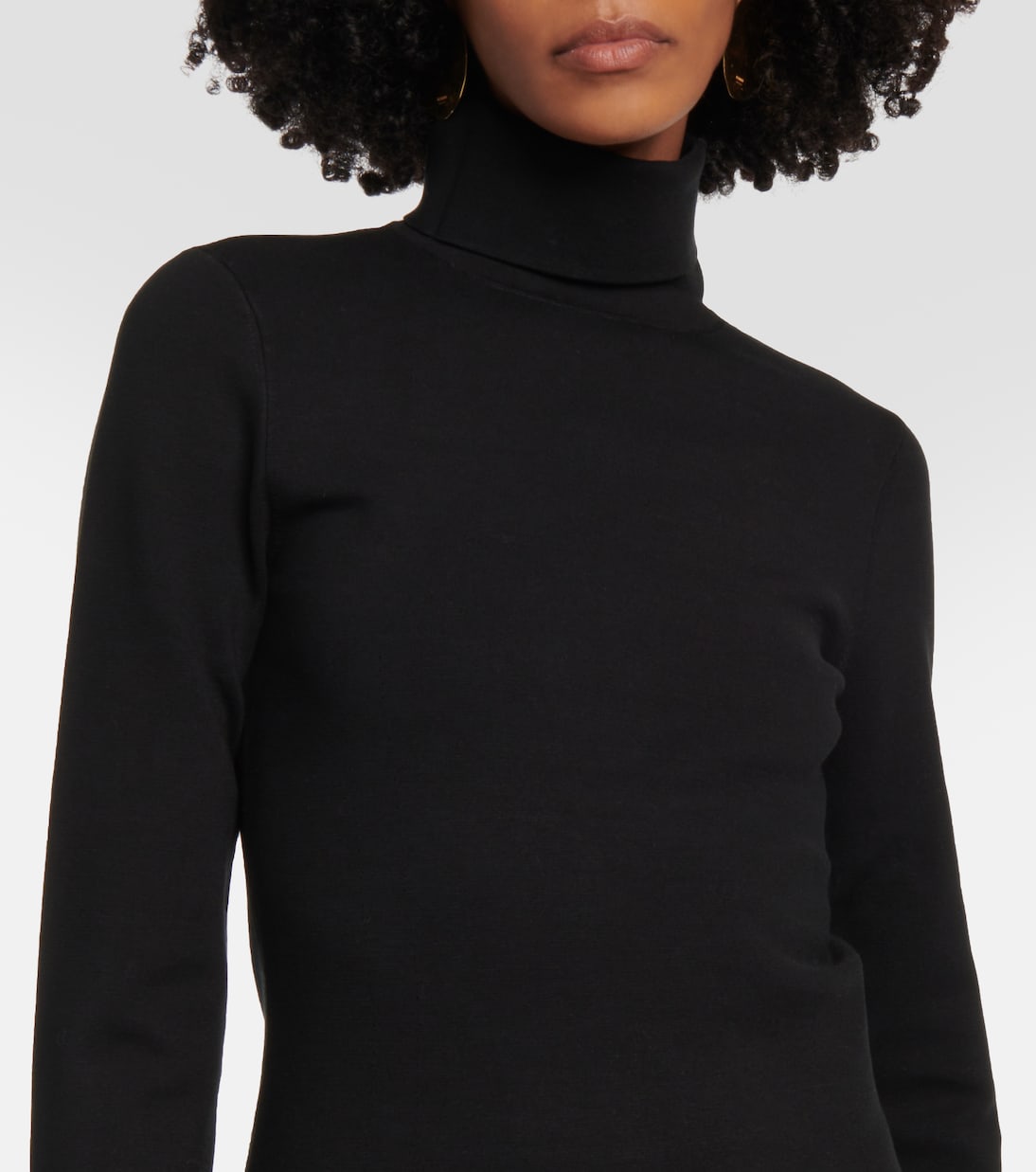 Top de cuello alto en mezcla de seda | Joseph
