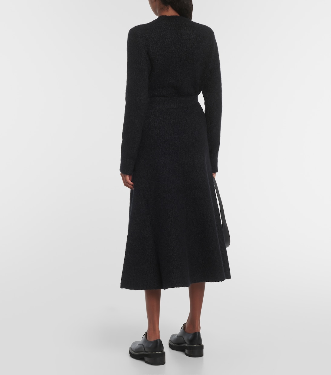 Falda midi Pablo de bouclé de lana y seda | Gabriela Hearst