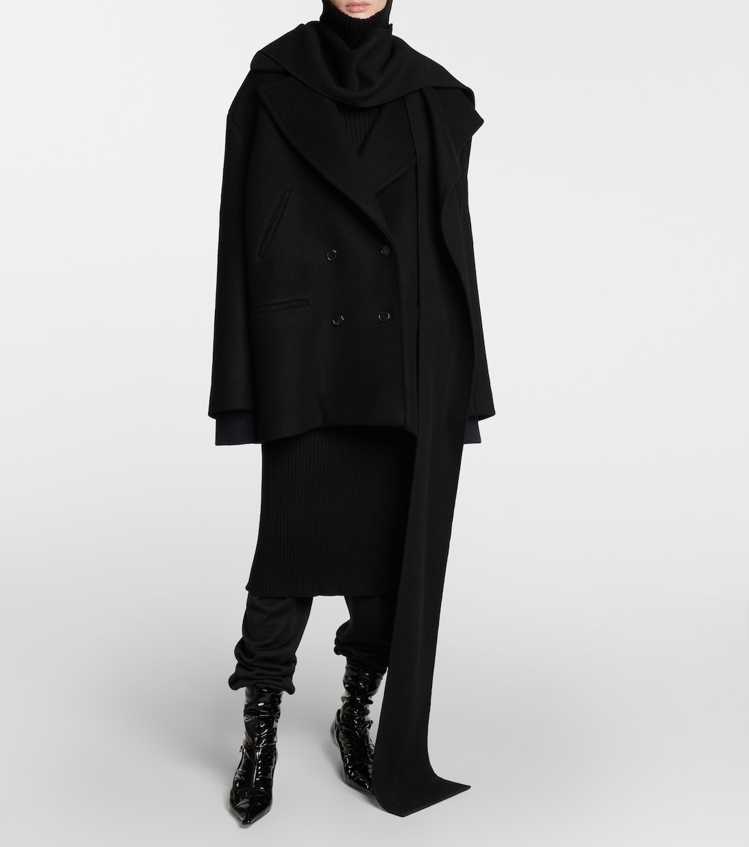 Robe midi Deela en coton et cachemire | The Row