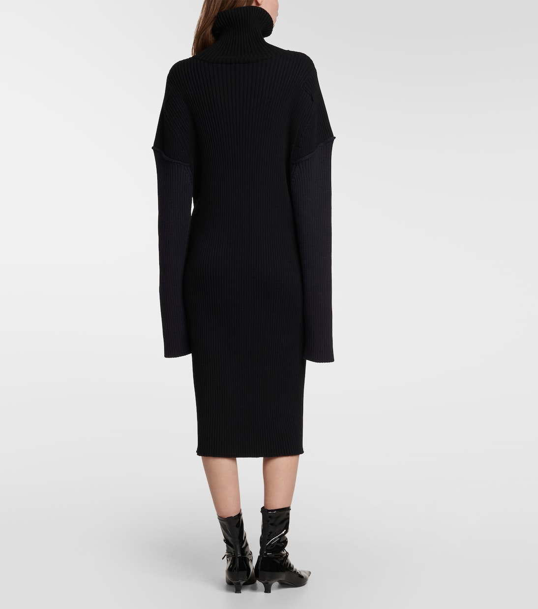 Robe midi Deela en coton et cachemire | The Row