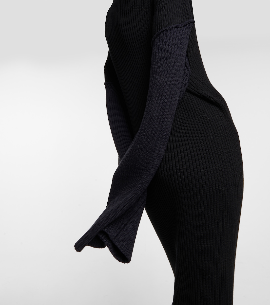 Robe midi Deela en coton et cachemire | The Row