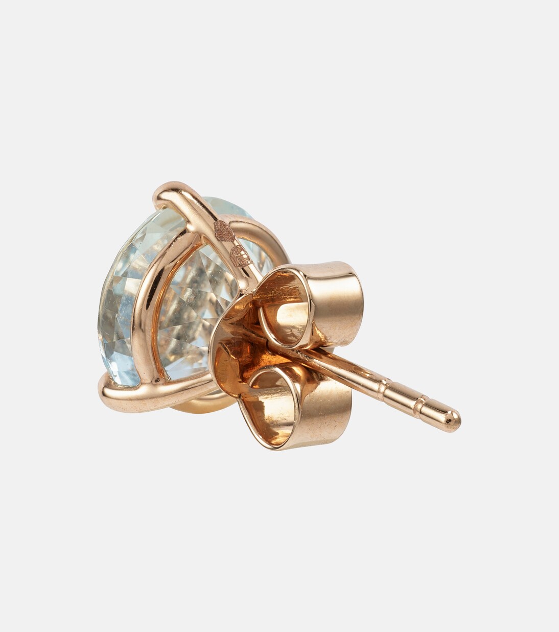 Orecchini in oro rosa 18kt con acquamarina e diamanti, gioielli eleganti per giovani di BUCHERER