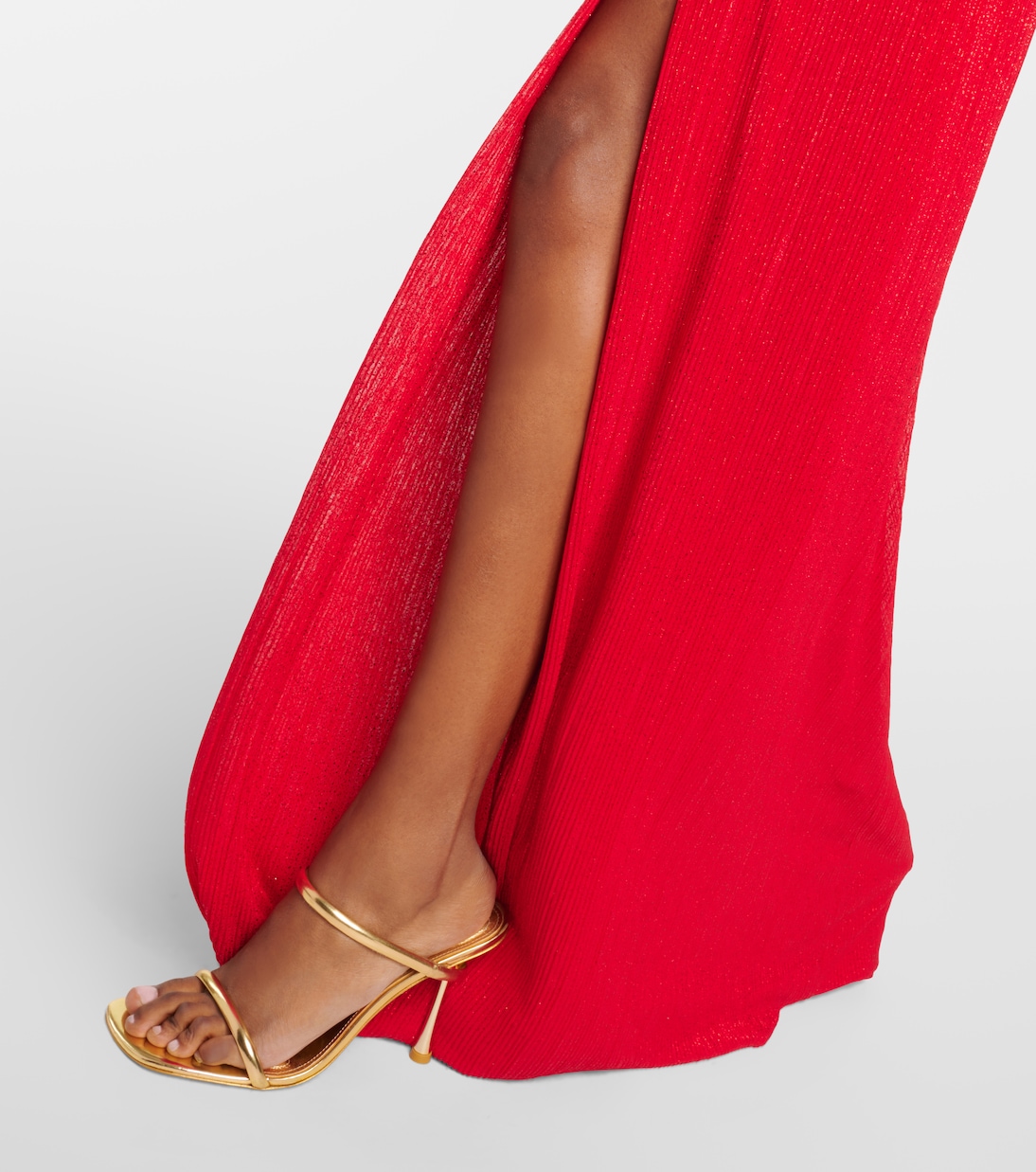 Samantha floral-appliqué ruched gown | Rebecca Vallance