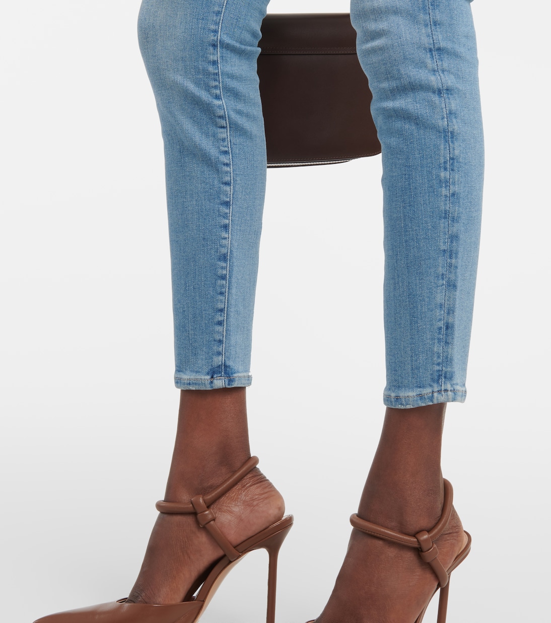Jean skinny à taille mi-haute | 7 For All Mankind