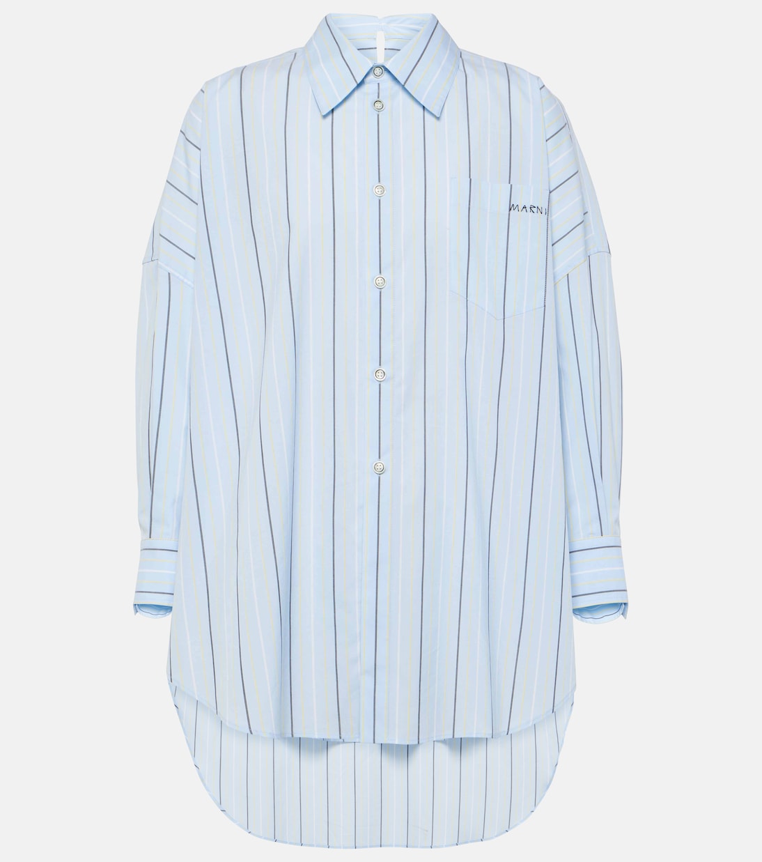 Oversize-Hemd aus Baumwollpopeline | Marni