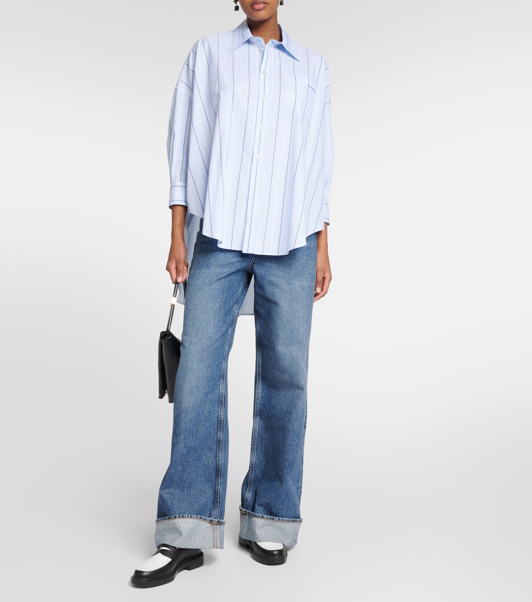Oversize-Hemd aus Baumwollpopeline | Marni