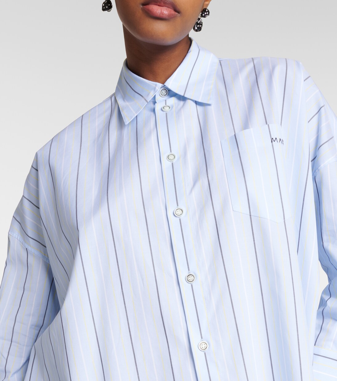 Oversize-Hemd aus Baumwollpopeline | Marni
