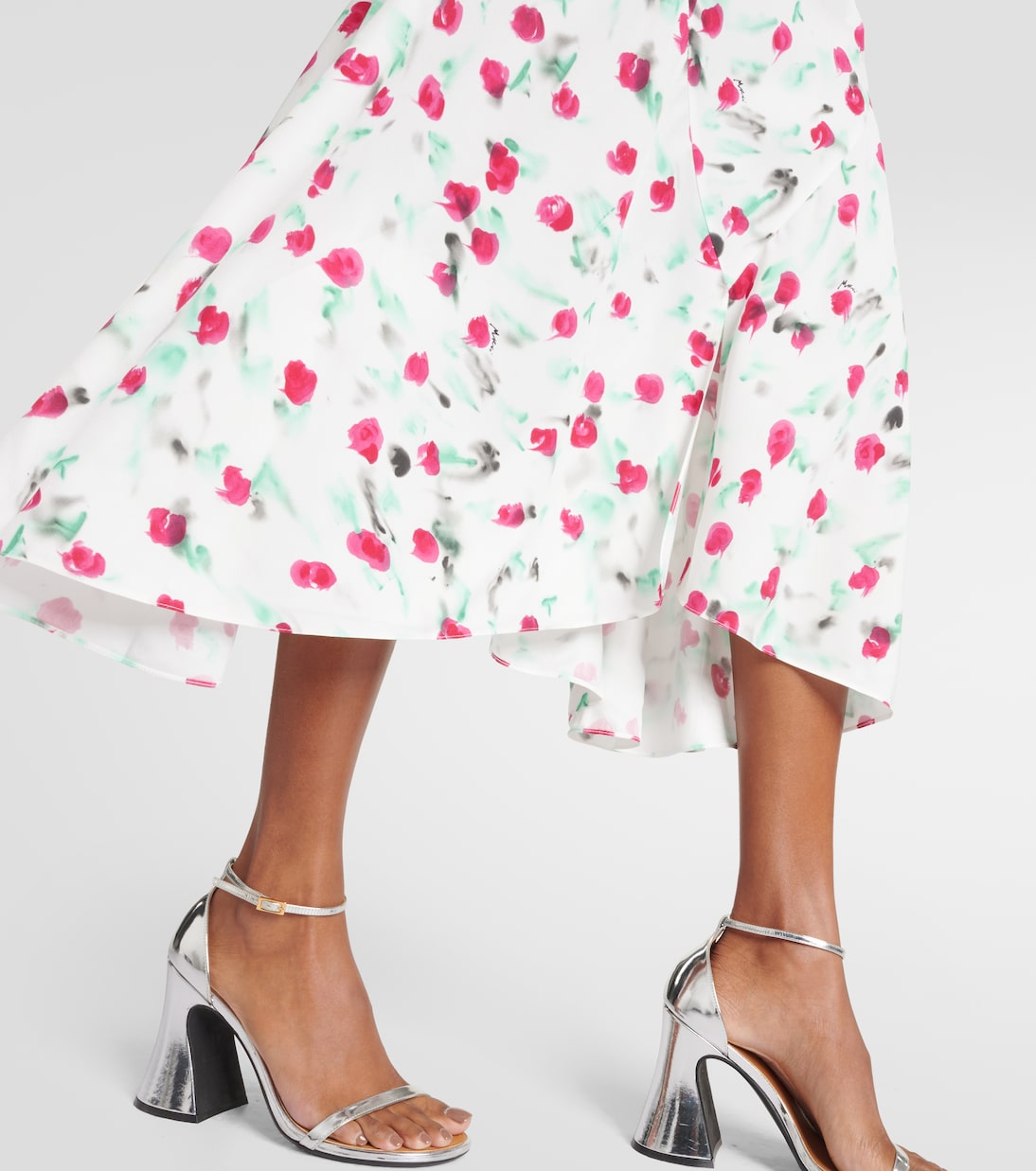 Gonna midi con stampa | Marni