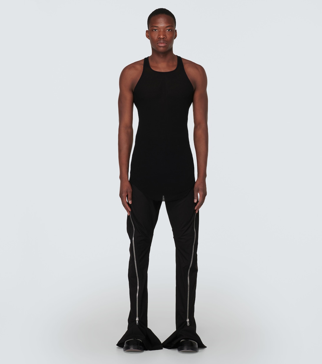 Black Porterville Bolan Banana Jeans by Rick Owens on Sale