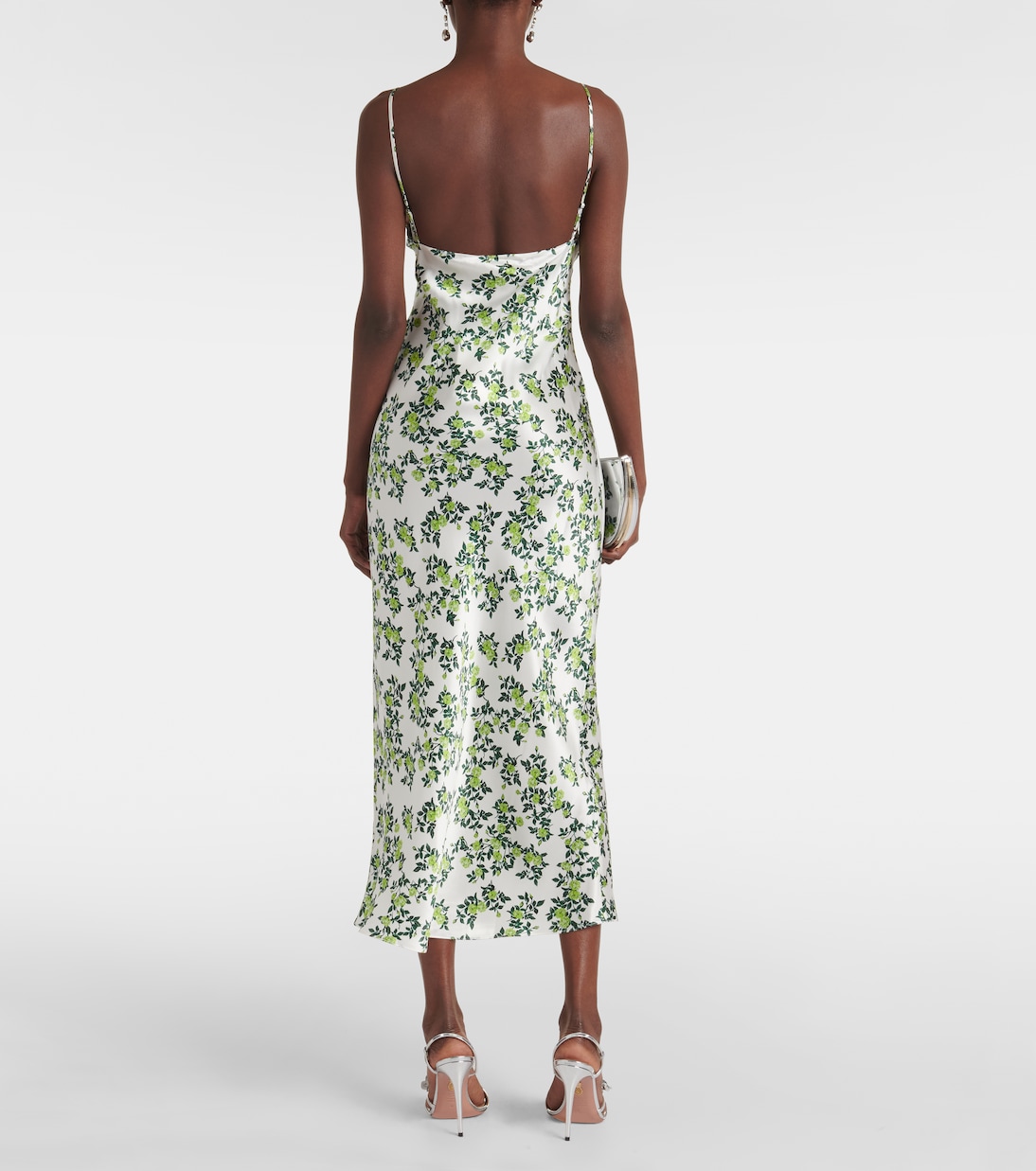 Trinny floral silk satin slip dress | Emilia Wickstead