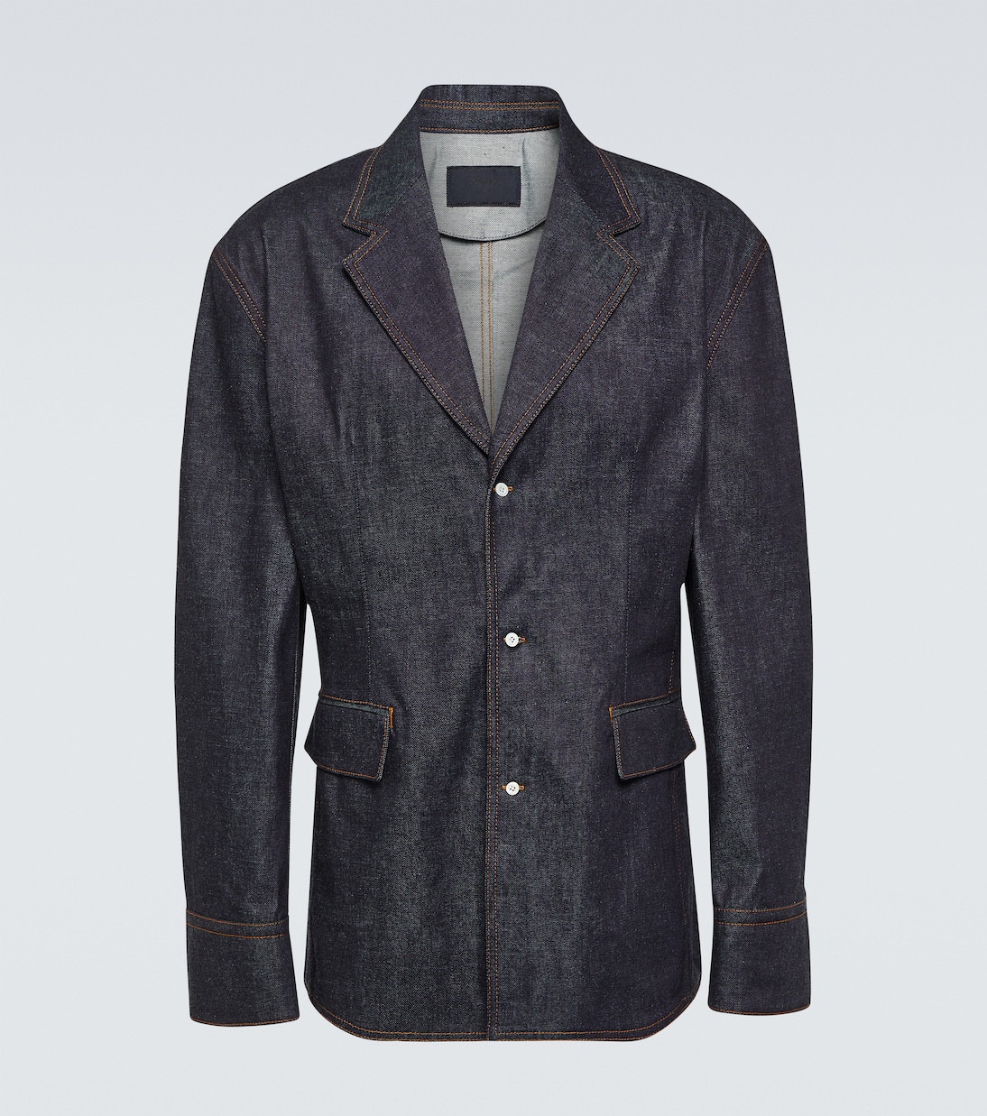 Giacca monopetto di jeans  | Prada