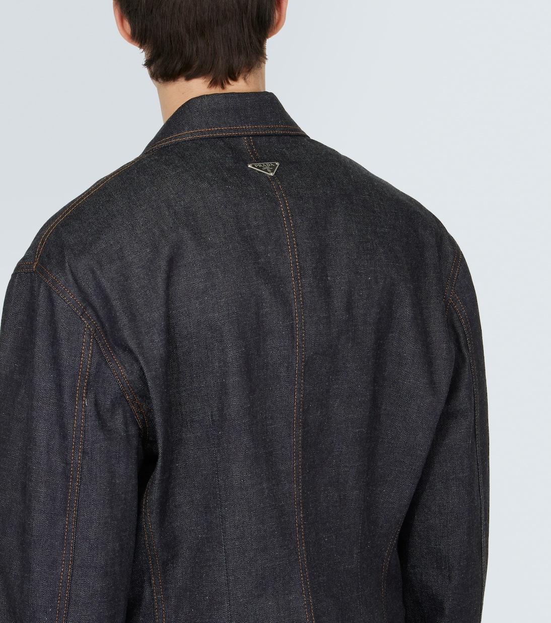 Giacca monopetto di jeans  | Prada