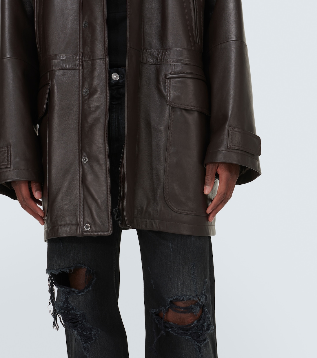 Parka in pelle | Balenciaga