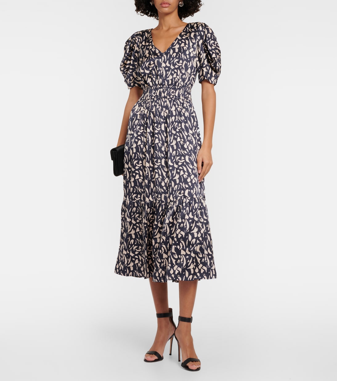 Vestido midi Lyuda estampado | Velvet