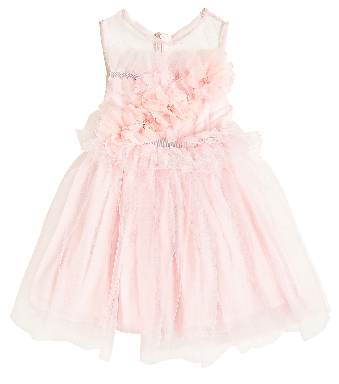 Abito in tulle con applicazione floreale | Patachou