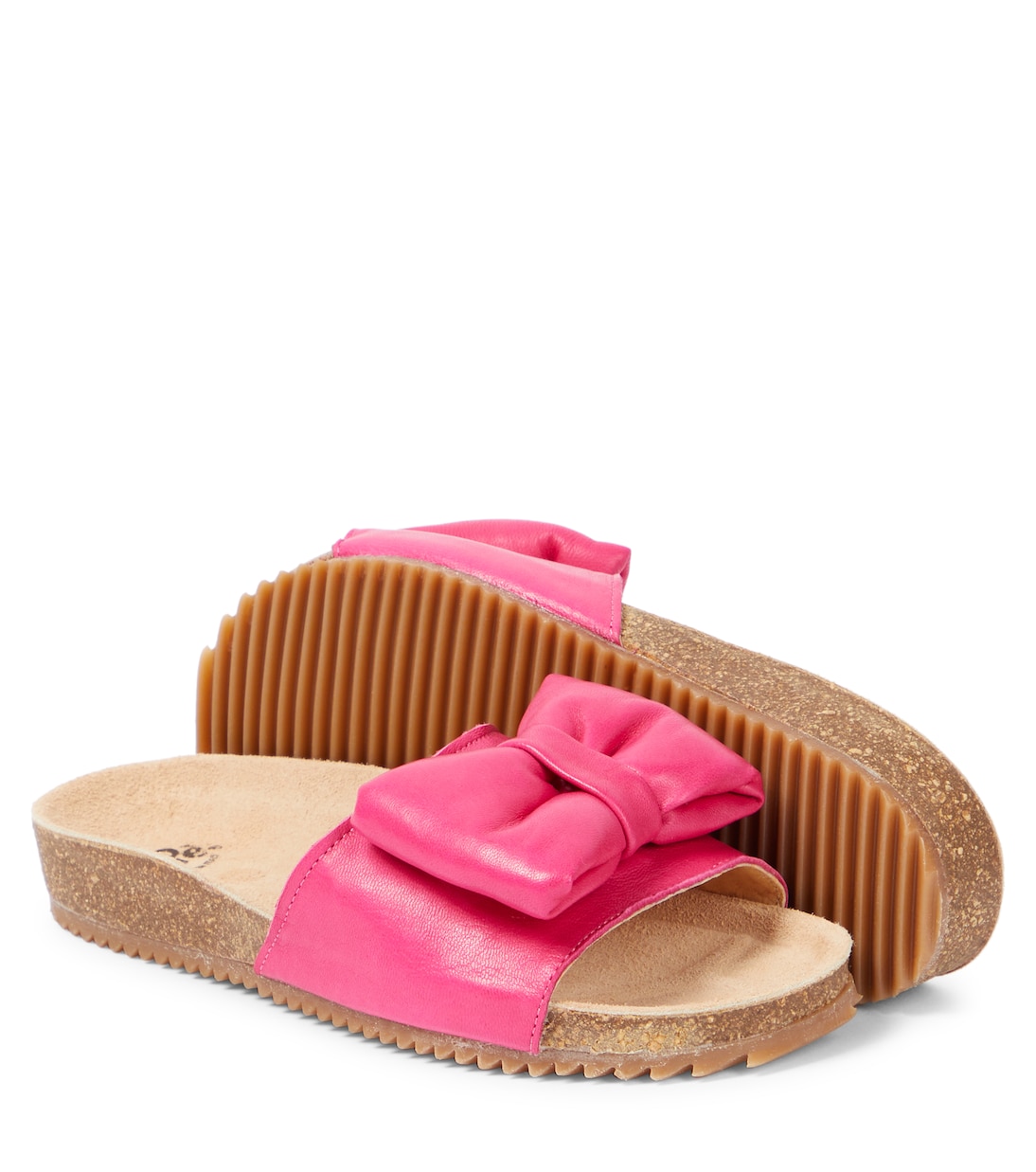 Sandali in pelle con fiocco | PèPè