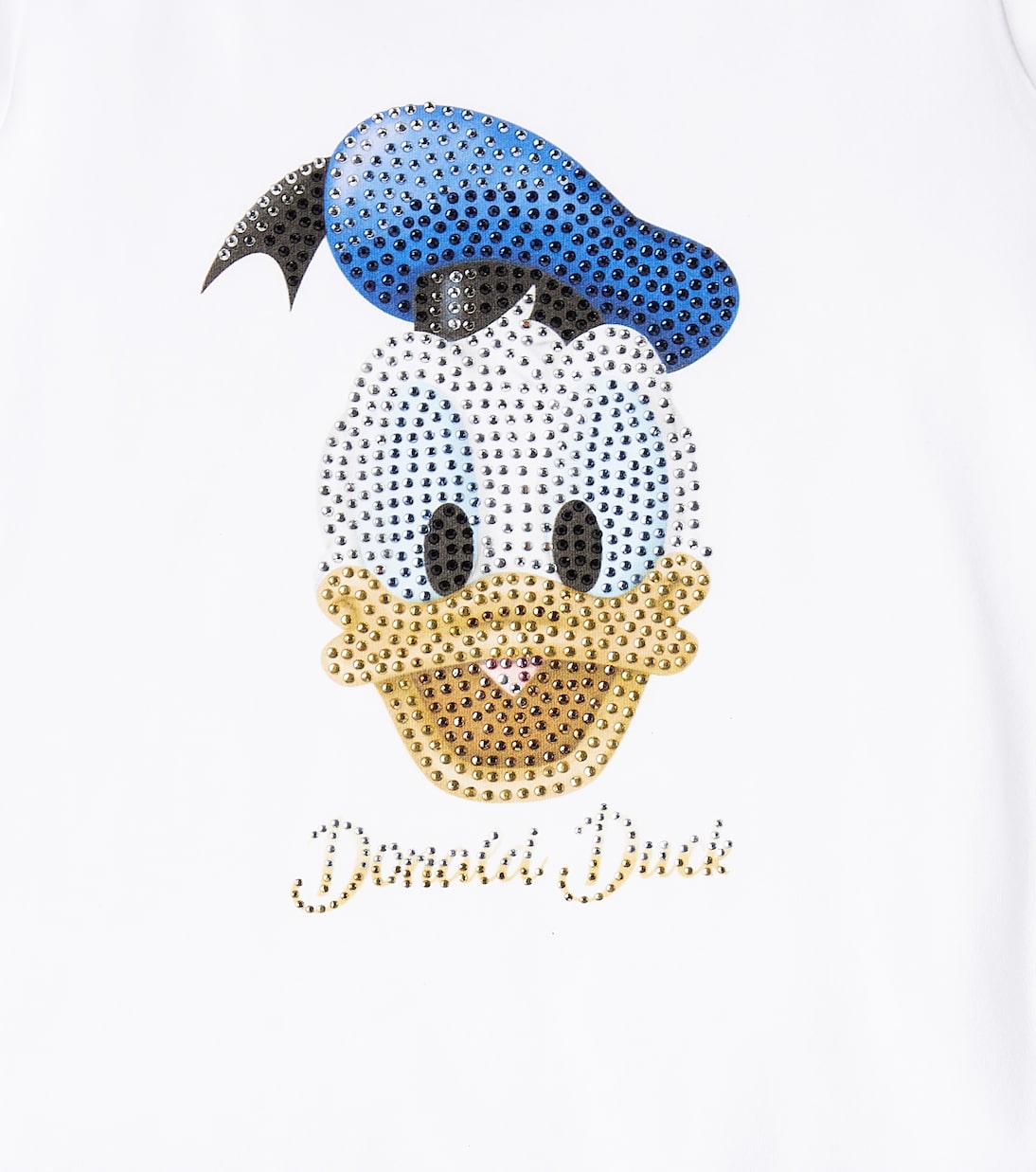 Verziertes Kleid Donald Duck aus Baumwolle | Monnalisa