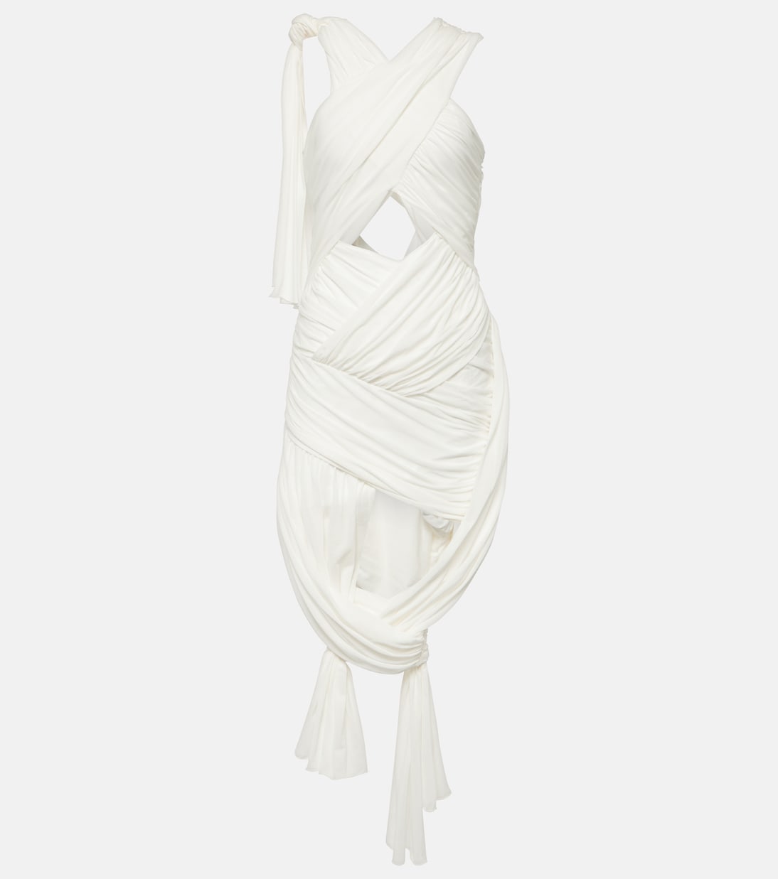 Abito midi in misto cotone | JW Anderson