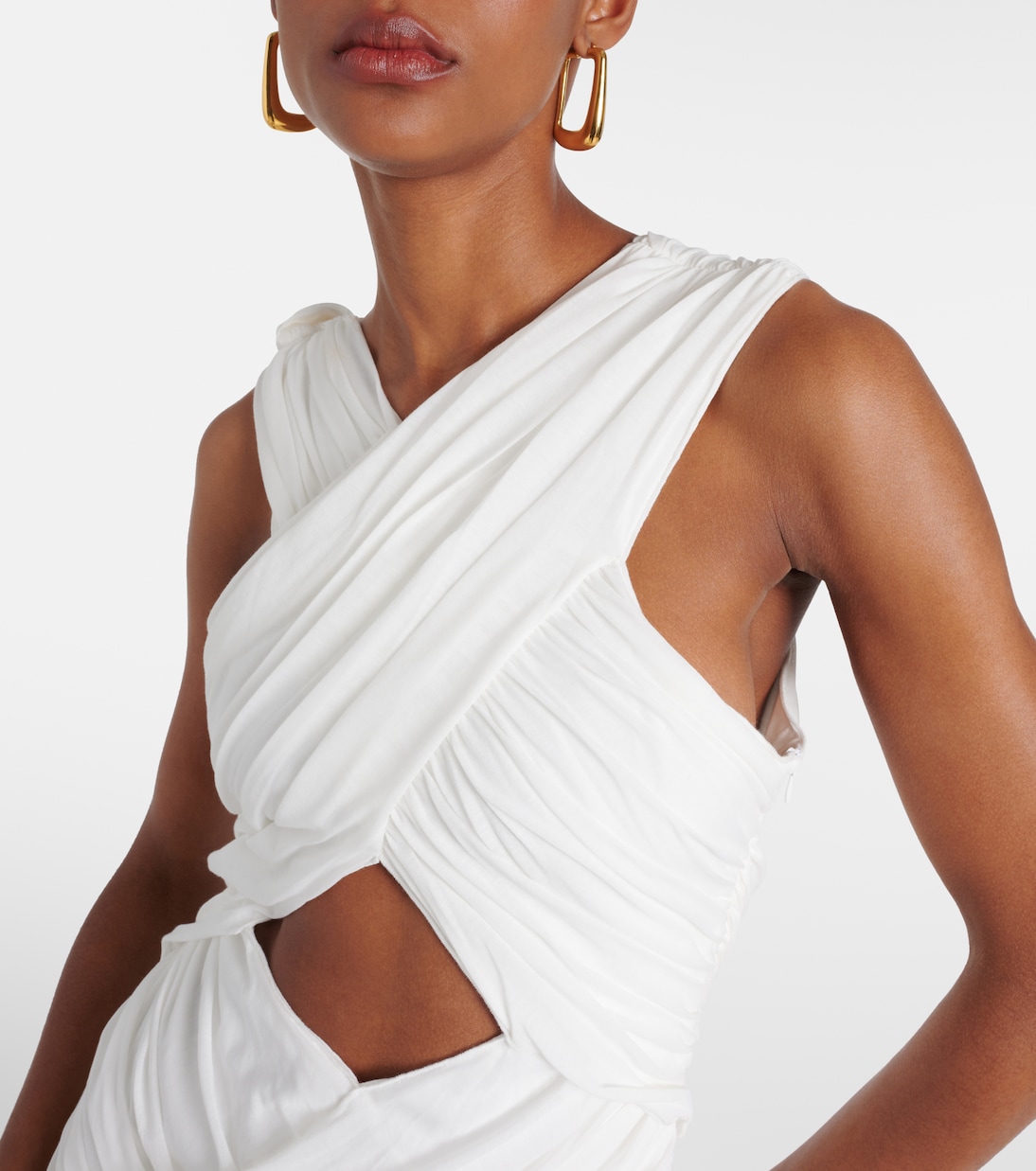 Abito midi in misto cotone | JW Anderson